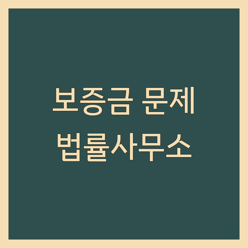 서울 및 인천 주요 지역 사무실보증금 해결사 법률사무소 추천 | 서비스별 특징 완벽 비교